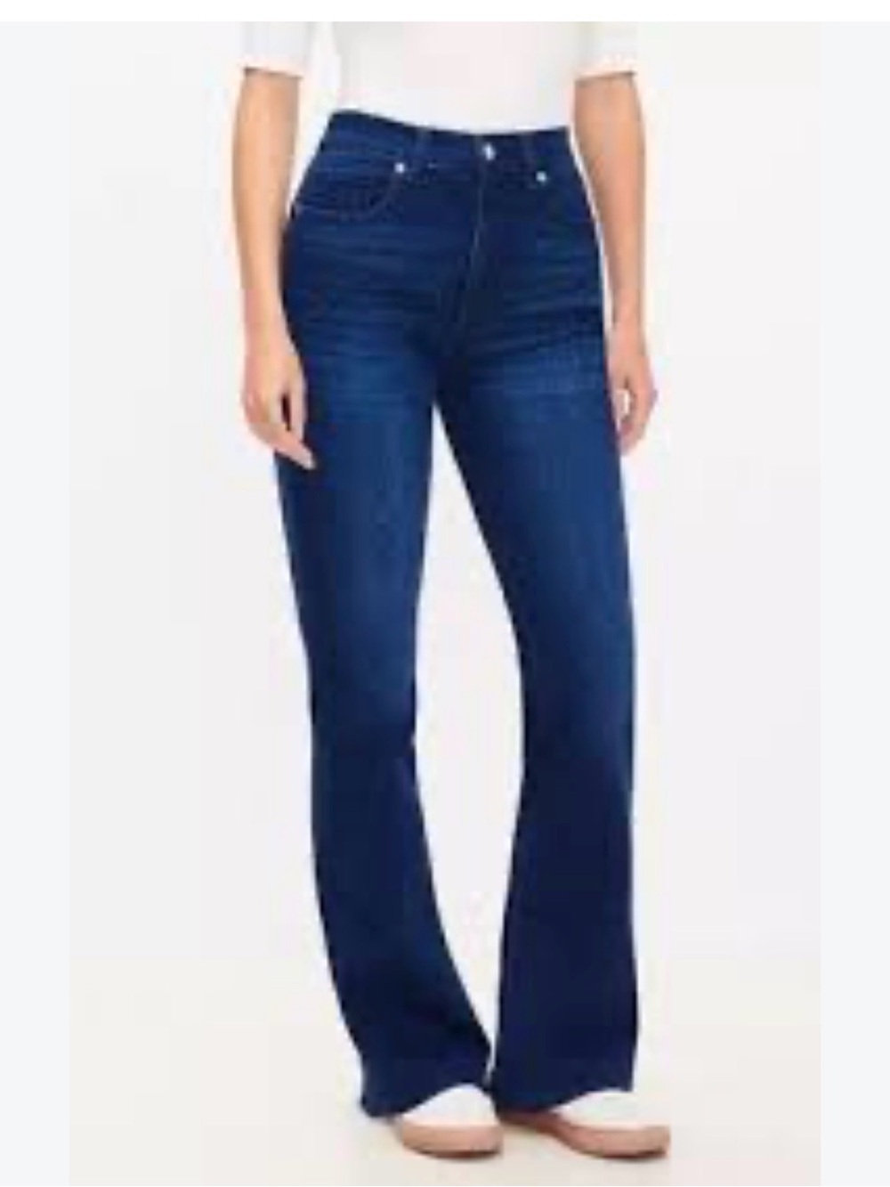 LOFT Dark Blue Flare Jeans